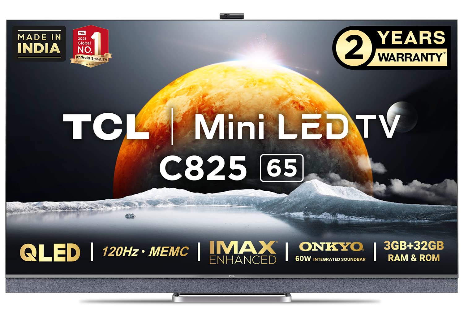 TCL 65 inches 4K Smart LED TV (65P615), Top TCL TVs in India, Top Smart LED TVs in India, Best LED TVs at Amazon